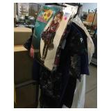2 Child size costumes and 3 tshirts. Assorted