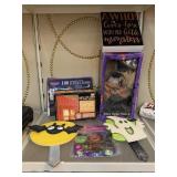 Halloween decor items.