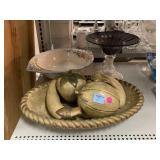 Artificial Fruit and Platter Decor, Large Serving