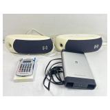Hp personal media drive, JBL speakers and more.
