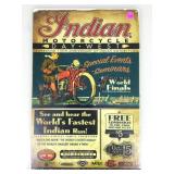 Indian Motorcycle Day West Metal sign