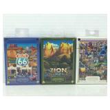 Asstd playing cards, LV Boardwalk, Zion Natl Pk &
