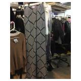 Assorted drapes and table coverings.