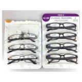 Menï¿½s reader glasses. +1.75 and +2.o