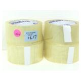 4 New rolls clear packing/shipping tape
