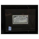 1945 US Special Tax Stamp Replica Copy. 13x10