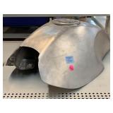 Metal motorcycle tank