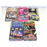 5 NASCAR wall signs. Assorted. 11x17