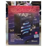 Karaoke yay with mic. IJoy. In box.