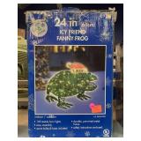 24 inch Lighted Icy Friend Fanny Frog.
