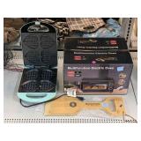 Heart waffle griddle, multifunction electric oven