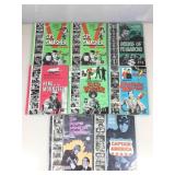 8 vintage action hero comic books. Shazam,