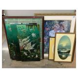 Assorted Wall Art and Framed Painting. Largest