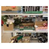 Assorted Christmas Decor. Candy Cane Lights and