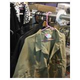 Snow pants, leather jacket and more. Assorted