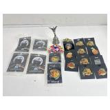 Collectible pins and more. ET, planet Hollywood,