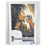 Ocean Clark Rasta Man Vibrations print in sleeve.