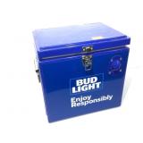 Bud Light cooler chest 13x13x10