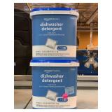 2 dishwasher detergent, 85 fresh scent pacs each.