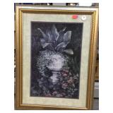 B.Brown Framed Wall Art. Approx 41 x 31.