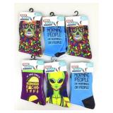 6 pair New Sock Social. Assorted