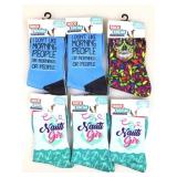 6 pair New Sock Social. Assorted
