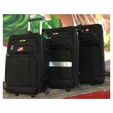 3pc Skyway rolling luggage