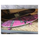 2 skateboards. Barbie and other.