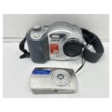 Sony CD Mavica & Olympus Stylus 710 Cameras w/