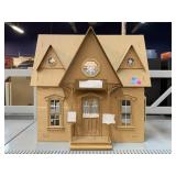 Wooden Doll House. 19 x 21