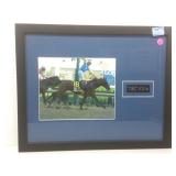 Tsc elite autographed horse racing picture