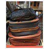 3 assorted luggage