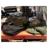 Large Everest duffle bag with contents. Military