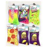 6 pair New Sock Social. Assorted