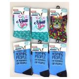 6 pair New Sock Social. Assorted