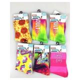6 pair New Sock Social. Assorted