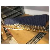 Woven fabric hammock. Rolled. 53in width