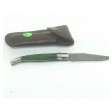 Hand Made Damascus Blade Pocket Knife with