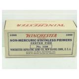 1,000 Small Pistol Primers - Winchester No. 108