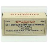 1,000 Small Pistol Primers - Winchester No. 108