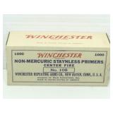 1,000 Small Pistol Primers - Winchester No. 108