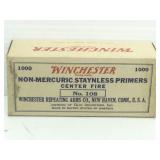 1,000 Small Pistol Primers - Winchester No. 108