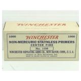 1,000 Small Pistol Primers - Winchester No. 108