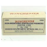 1,000 Small Pistol Primers - Winchester No. 108