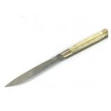 Old Horn Scale Butterfly Knife - extra long blade
