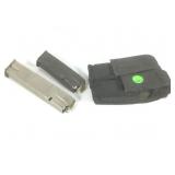 Extended Magazines with 9mm Ammo and Pouch