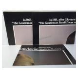 3 NOS 1983 Original ï¿½The Grey Foxï¿½ One Sheet