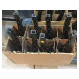 Black composite vases, see photos, 15in tallest