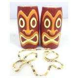 Decorative tiki vases and more.