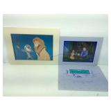 Disney commemorative lithograph prints.